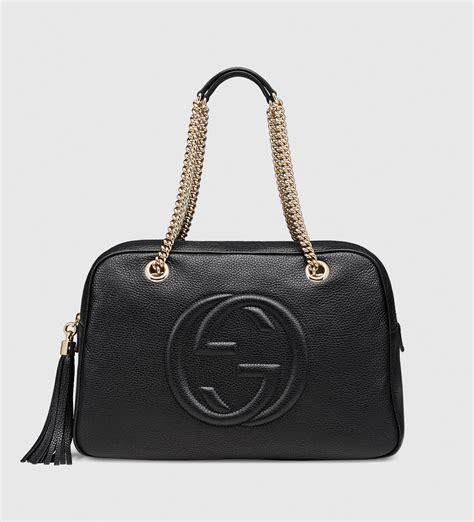 bas gucci prix|gucci leather shoulder bag.